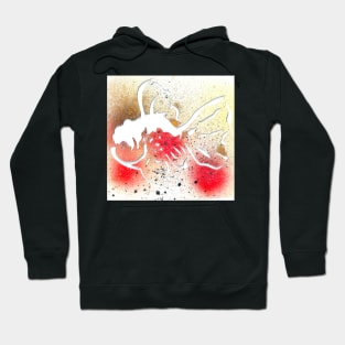 Gold Fish Stencil Hoodie